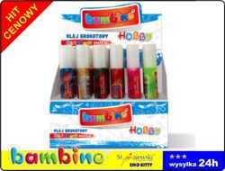 KLEJ BROKATOWY RAINBOW 10ML BAMBINO HOBBY SREBRNY