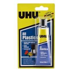 KLEJ DO PLASTIKU W TUBIE - UHU 30G ALL PLASTICS