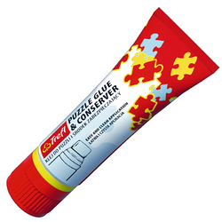 KLEJ DO PUZZLI W TUBCE Z GĄBKĄ 70ml ŚRODEK ZABEZPIECZAJĄCY DO PUZZLI TREFL