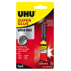 KLEJ UHU SUPER GLUE ULTRA FAST CONTROL 3G