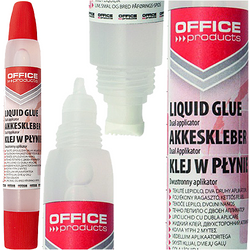 KLEJ W PŁYNIE OFFICE PRODUCTS DWUSTRONNY TRANSPARENTNY 43 ml 3 sztuki