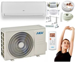 KLIMATYZACJA MDV AROMA 5,3kW ZESTAW 3m WiFi GRZANIE 