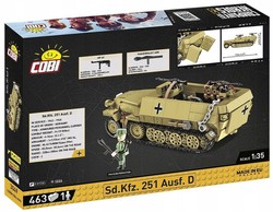 KLOCKI COBI TRANSPORTER OPANCERZONY SDKFZ 251 3049