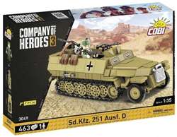 KLOCKI COBI TRANSPORTER OPANCERZONY SDKFZ 251 3049