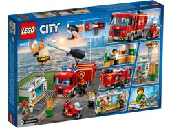 KLOCKI LEGO CITY NA RATUNEK W PŁONĄCYM BARZE 60214