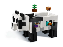 KLOCKI LEGO MINECRAFT REZERWAT PANDY DOMEK BAMBUSOWY LAS 21245