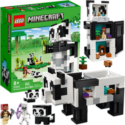 KLOCKI LEGO MINECRAFT REZERWAT PANDY DOMEK BAMBUSOWY LAS 21245