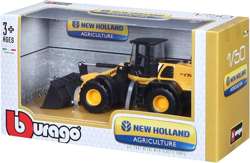 KOPARKA METALOWA ŁADOWARKA NEW HOLLAND W170D POJAZD MODEL BBURAGO 1:50