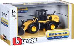 KOPARKA METALOWA ŁADOWARKA NEW HOLLAND W170D POJAZD MODEL BBURAGO 1:50