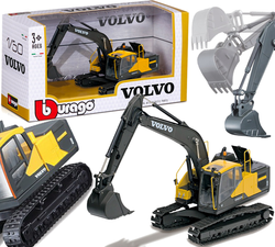 KOPARKA METALOWA ŁADOWARKA VOLVO EC220E POJAZD MODEL BBURAGO 1:50