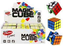 KOSTKA MAGICZNA LOGICZNA UKŁADANKA GRA 3x3x3 CUBE ANTYSTRESOWA ŁAMIGŁÓWKA