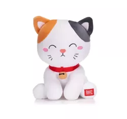 KOTEK Z DZWONECZKIEM PLUSZAK MASKOTKA PRZYTULANKA 24 CM KAWAII KUTIES