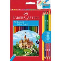 KREDKI OŁÓWKOWE 36 + 3 DWUSTRONNE FABER-CASTELL