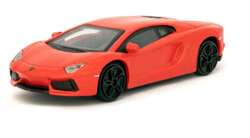 LAMBORGHINI AVENTADOR POMARAŃCZOWY SAMOCHÓD METALOWY MODEL BBURAGO 1:43