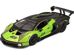 LAMBORGHINI ESSENZA SCV12 ZIELONY SAMOCHÓD METALOWY MODEL BBURAGO 1/24