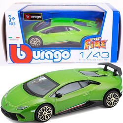 LAMBORGHINI HURACAN PERFORMANTE SAMOCHÓD METALOWY AUTO MODEL BBURAGO 1:43