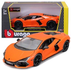 LAMBORGHINI REVUELTO SAMOCHÓD METALOWY MODEL POJAZD BBURAGO 1/24