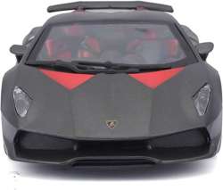 LAMBORGHINI SESTO ELEMENTO CZARNY SAMOCHÓD METALOWY MODEL BBURAGO 1/24