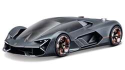 LAMBORGHINI TERZO MILLENNIO SZARE SAMOCHÓD METALOWY MODEL BBURAGO 1/24