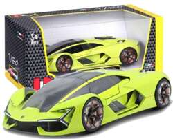 LAMBORGHINI TERZO MILLENNIO ZIELONY SAMOCHÓD METALOWY MODEL BBURAGO 1/24