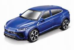 LAMBORGHINI URUS NIEBIESKI SAMOCHÓD METALOWY AUTO MODEL BBURAGO 1:43