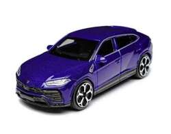 LAMBORGHINI URUS NIEBIESKI SAMOCHÓD METALOWY MODEL POJAZD BBURAGO 1/43