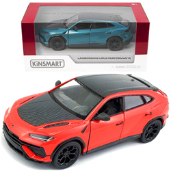 LAMBORGHINI URUS PERFORMANTE MODEL KOLEKCJONERSKI CZERWONY 1:40 KINSMART