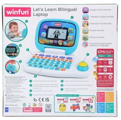 LAPTOP DLA DZIECI EDUKACYJNY INTERAKTYWNY KOMPUTER DWUJĘZYCZNY WINFUN