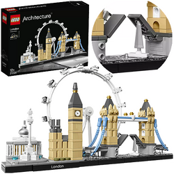 LEGO ARCHITECTURE SKYLINE LONDYN BIG BEN LONDON 468 ELEMENTÓW 21034