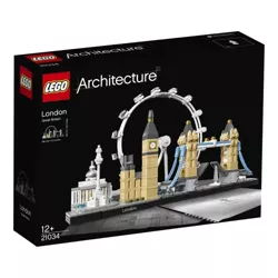 LEGO ARCHITECTURE SKYLINE LONDYN BIG BEN LONDON 468 ELEMENTÓW 21034