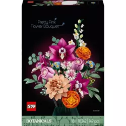 LEGO BOTANICALS PIĘKNY BUKIET RÓŻOWYCH KWIATÓW KWIATY 749 ELEMENTÓW 10342