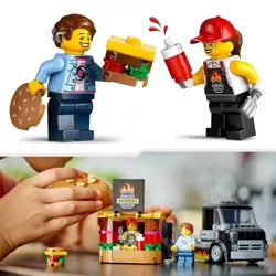 LEGO CITY CIĘŻARÓWKA Z HAMBURGERAMI SAMOCHÓD AUTO FIGURKI 194 EL. 60404