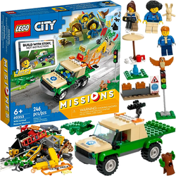 LEGO CITY MISJA RATOWANIA DZIKICH ZWIERZĄT 60353