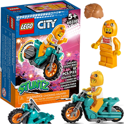 LEGO CITY MOTOCYKL KASKADERSKI Z KURCZAKIEM 60310