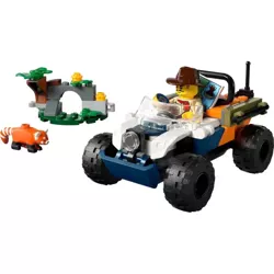 LEGO CITY QUAD BADACZA DŻUNGLI POJAZD FIGURKI AKCESORIA 92 ELEMENTY 60424