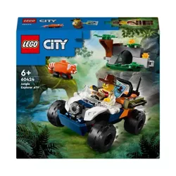 LEGO CITY QUAD BADACZA DŻUNGLI POJAZD FIGURKI AKCESORIA 92 ELEMENTY 60424