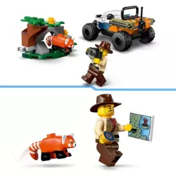 LEGO CITY QUAD BADACZA DŻUNGLI POJAZD FIGURKI AKCESORIA 92 ELEMENTY 60424