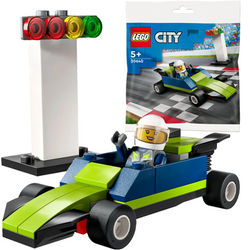 LEGO CITY SAMOCHÓD WYŚCIGOWY BOLID FORMUŁA WYŚCIGÓWKA ZIELONA 30640 