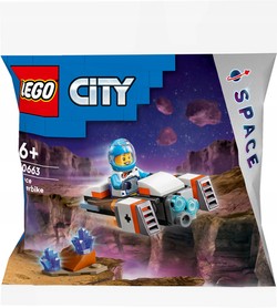 LEGO CITY SPACE KOSMICZNY LATAJĄCY MOTOCYKL KOSMOS FIGURKA SASZETKA 30663