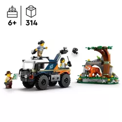 LEGO CITY TERENÓWKA BADACZA DŻUNGLI FIGURKI AKCESORIA 314 ELEMENTÓW 60426