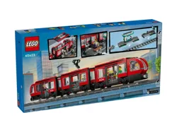 LEGO CITY TRAMWAJ MIEJSKI ZE STACJĄ POCIĄG KOLEJKA PRZYSTANEK 60423