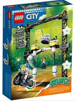 LEGO CITY WYZWANIE KASKADERSKIE PRZEWRACANIE STUNTZ 60341 PRZESZKODY 