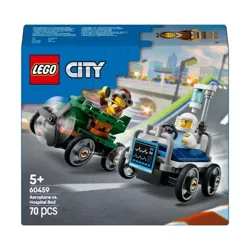 LEGO CITY ZESTAW WYŚCIGÓWEK SAMOLOT KONTRA ŁÓŻKO SZPITALNE 70 EL. 60459