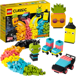 LEGO CLASSIC KREATYWNA ZABAWA NEONOWYMI KOLORAMI 11028 KLOCKI KONSTRUKCYJNE