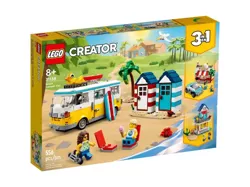 LEGO CREATOR 3W1 KAMPER NA PLAŻY DOMEK LODZIARNIA AUTKO KLOCKI 31138