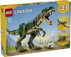 LEGO CREATOR 3W1 TYRANOZAUR DINOZAURY PTERODAKTYL TRICERATOPS KLOCKI 31151