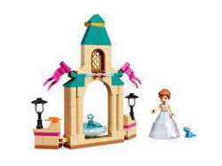 LEGO DISNEY - DZIEDZINIEC ZAMKU ANNY 43198  - 74 KLOCKI FROZEN KRAINA LODU