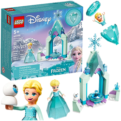 LEGO DISNEY DZIEDZINIEC ZAMKU ELSY KLOCKI FROZEN KRAINA LODU 43199