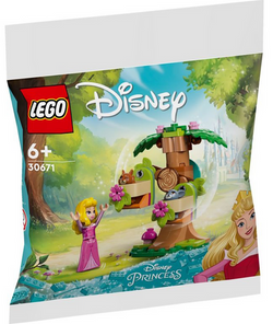 LEGO DISNEY PRINCESS LEŚNY PLAC ZABAW AURORY FIGURKI 60 EL. SASZETKA 30671