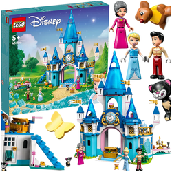 LEGO DISNEY PRINCESS ZAMEK KOPCIUSZKA I KSIĘCIA Z BAJKI FIGURKI 365EL 43206